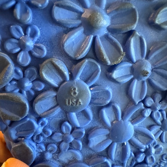 Melissa Women's Vibrant Blue Floral Sandals - Picture 5 of 6